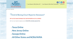Desktop Screenshot of courtreportersceus.com