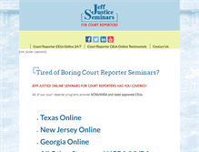 Tablet Screenshot of courtreportersceus.com